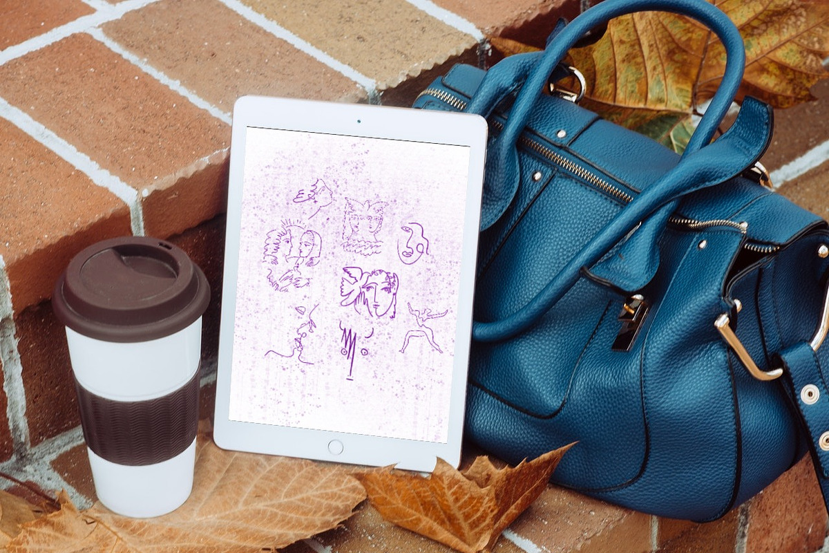 Picasso Line Art Procreate BUNDLE 4, a Brush Add-On by Manifesto Design Gallery (Photo 25 of 28)