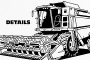Heavy Vehicle Hand-Drawn Vector, a Transportation Illustration by Tekuni (Thumbnail 4 of 9)