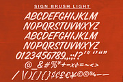 Sign Brush Light | Display Type, a Script Font by StudioWorks (Thumbnail 2 of 8)