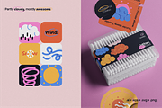 Clouds and weather vector set, an Object Illustration by My.Ordinarty (Thumbnail 3 of 9)