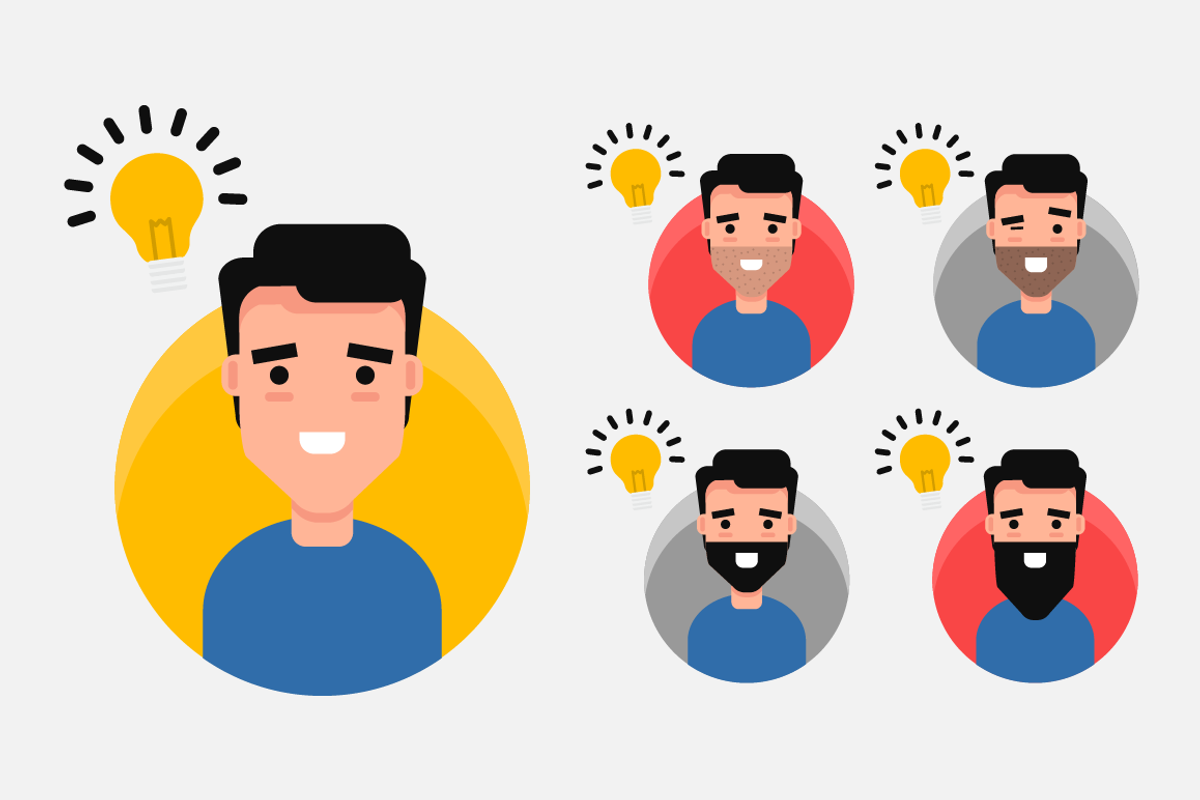 Character Design – Guy Doing Things, a Background Graphic by Orange Graphics (Photo 2 of 11)