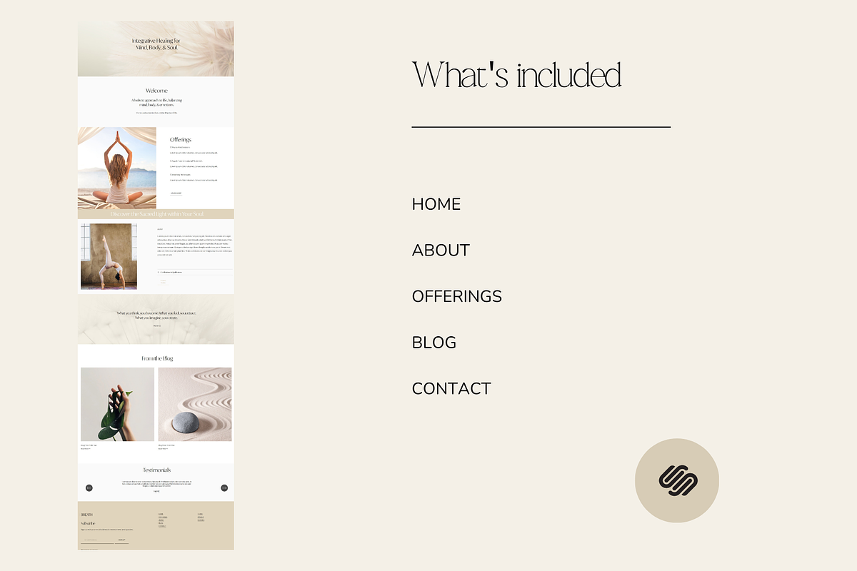 Breathe Squarespace 7.1 Template, a Squarespace Template by Beliveart (Photo 5 of 5)