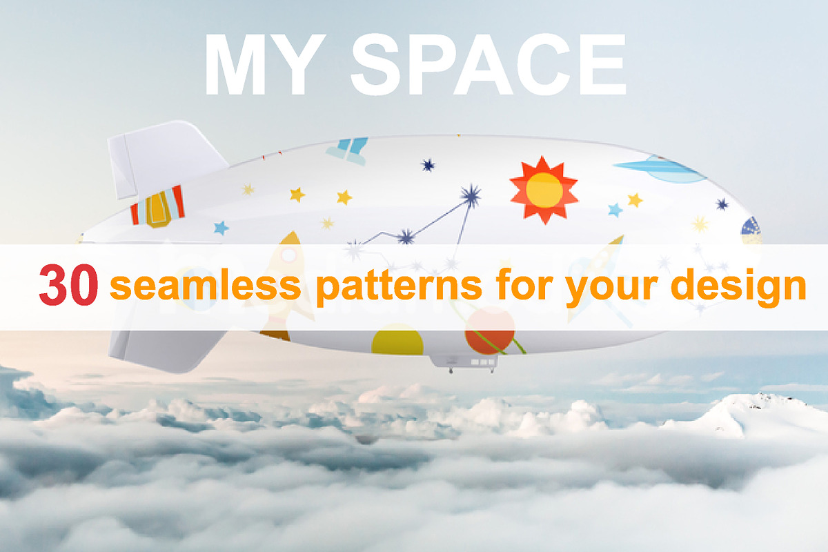 My Space. Set of Cosmic Patterns, a Pattern Graphic by Svetlana Kononova (Photo 6 of 15)