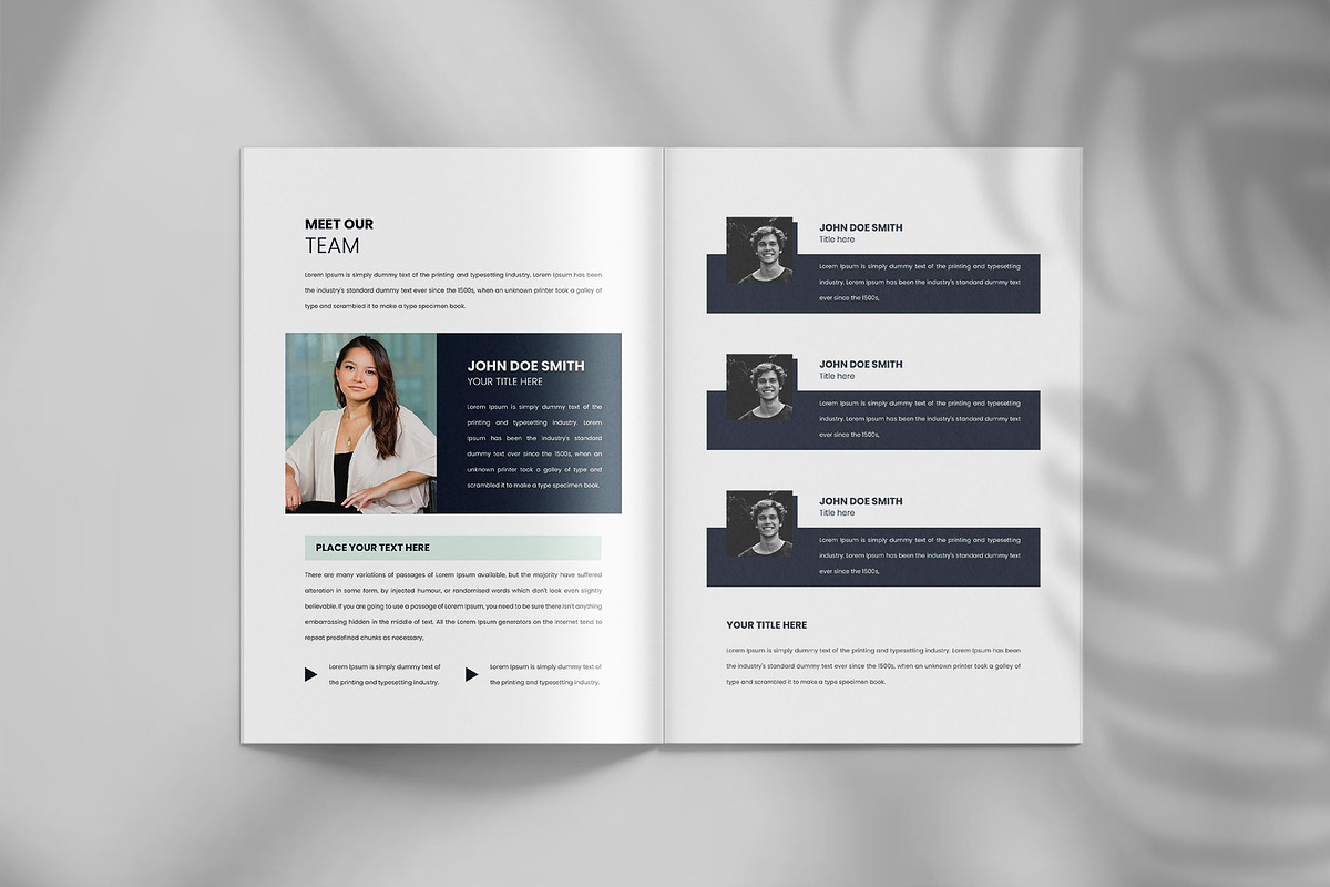 Company profile brochure template, a Brochure Template by Tanmoy Topu (Photo 6 of 12)