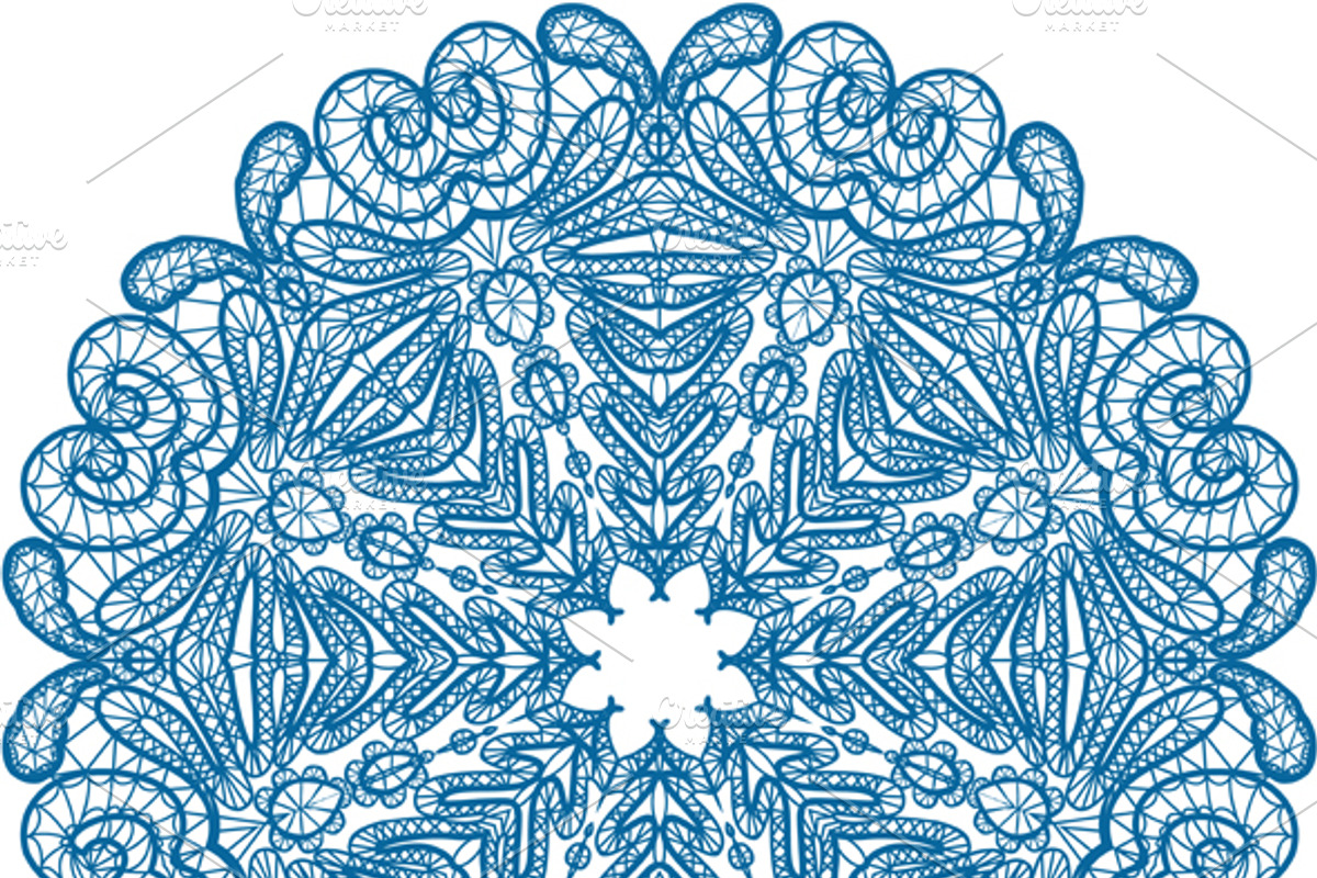 4 Abstract circle lace patterns preview 2