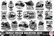 Family Cruise Vacation 2023 SVG Bund, an Object Graphic by Design's Dark (Thumbnail 1 of 14)