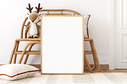 Frame Mockup Bundle Kids - 46, a Household Mockup by Mockup Shop (Thumbnail 4 of 20)