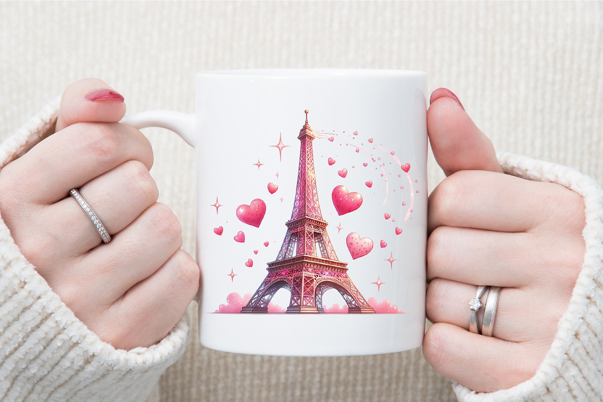 Ooh LaLa Paris Watercolor Clipart, an Illustration by Sublimation Artist (Photo 5 of 6)