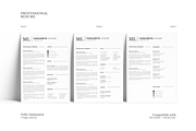 Resume compatible with Word & Pages, a Resume Template by GraphicFlava (Thumbnail 3 of 8)