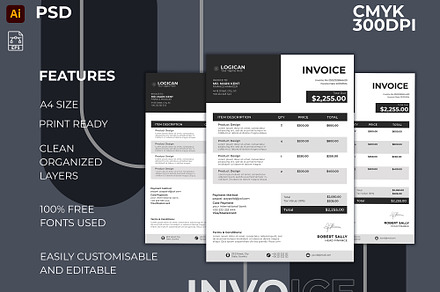 Business/corporate Invoices