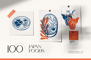 Japanese Food Illustration Kit