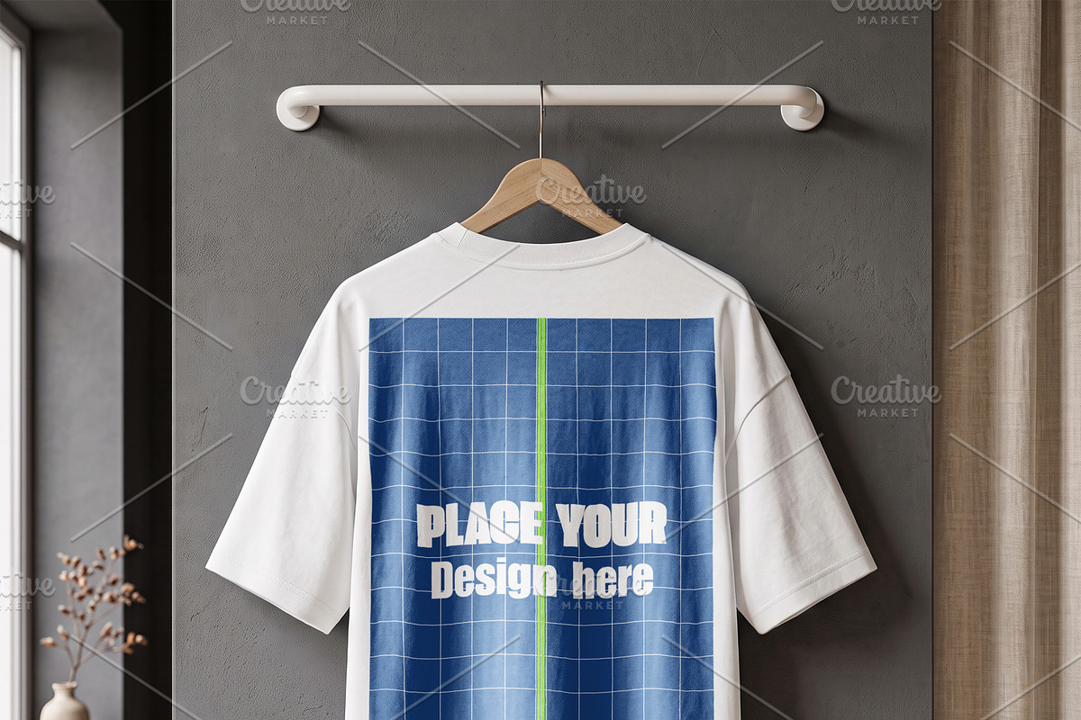 Hanging T-Shirt Mockup Bundle 4 PSDs, a Shirt Mockup by Pixel Foundry (Photo 3 of 5)