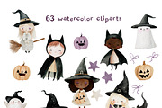 Cute Halloween Watercolor Collection, an Object Graphic by NikiArts (Thumbnail 2 of 7)