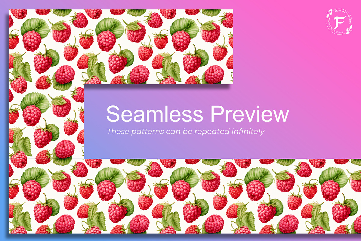Watercolor Fruits Seamless Pattern, a Pattern Graphic by Forhadx5 (Photo 2 of 7)