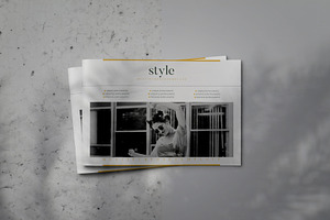 STYLE - Brochure Lookbook Template