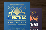 Christmas party invitation flyer, a Flyer Template by Vasya Kobelev (Thumbnail 5 of 5)