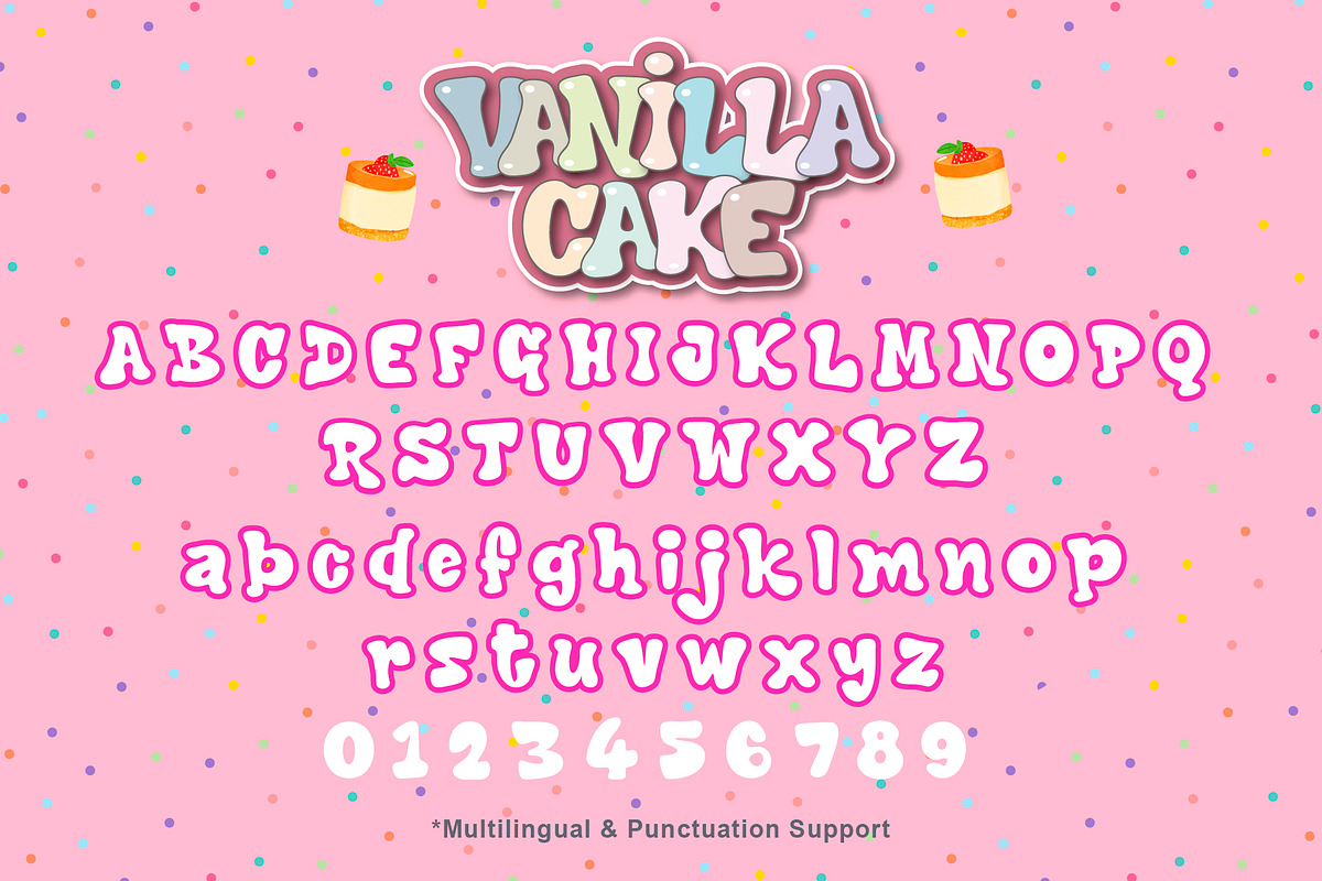 Vanilla Cake, a Font by BBtypeStudios (Photo 8 of 9)