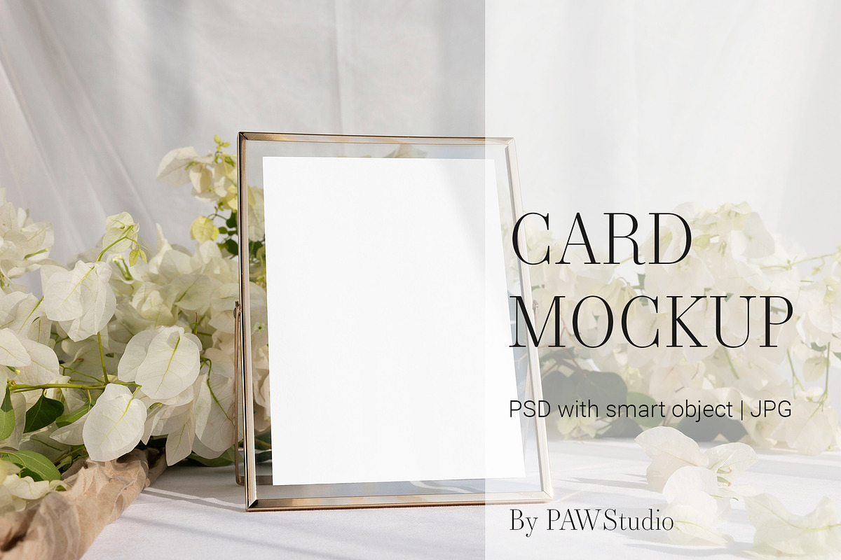 Card Mockup 5x7 Table Number BGF, a Product Mockup by PawMockups (Photo 1 of 10)