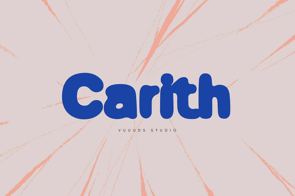 Carith, a Sans Serif Font by vuuuds (Photo 1 of 11)