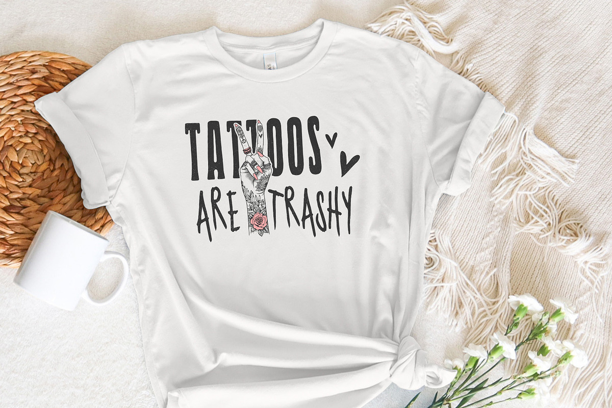 Tattoos Are Trashy PNG, funny png, an Illustration by SharpMarketplace (Photo 5 of 9)