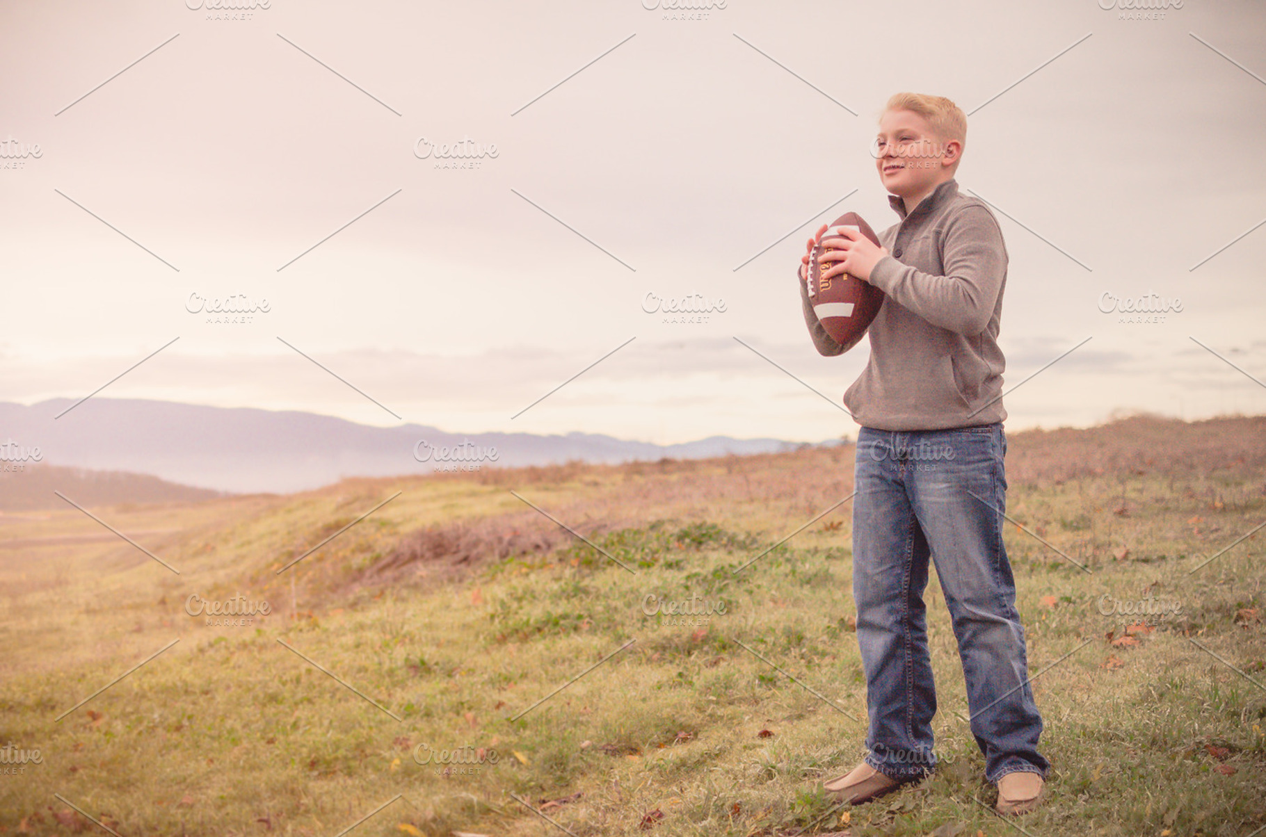 Boy & FootBall, a Person Photo by Frizz Studio