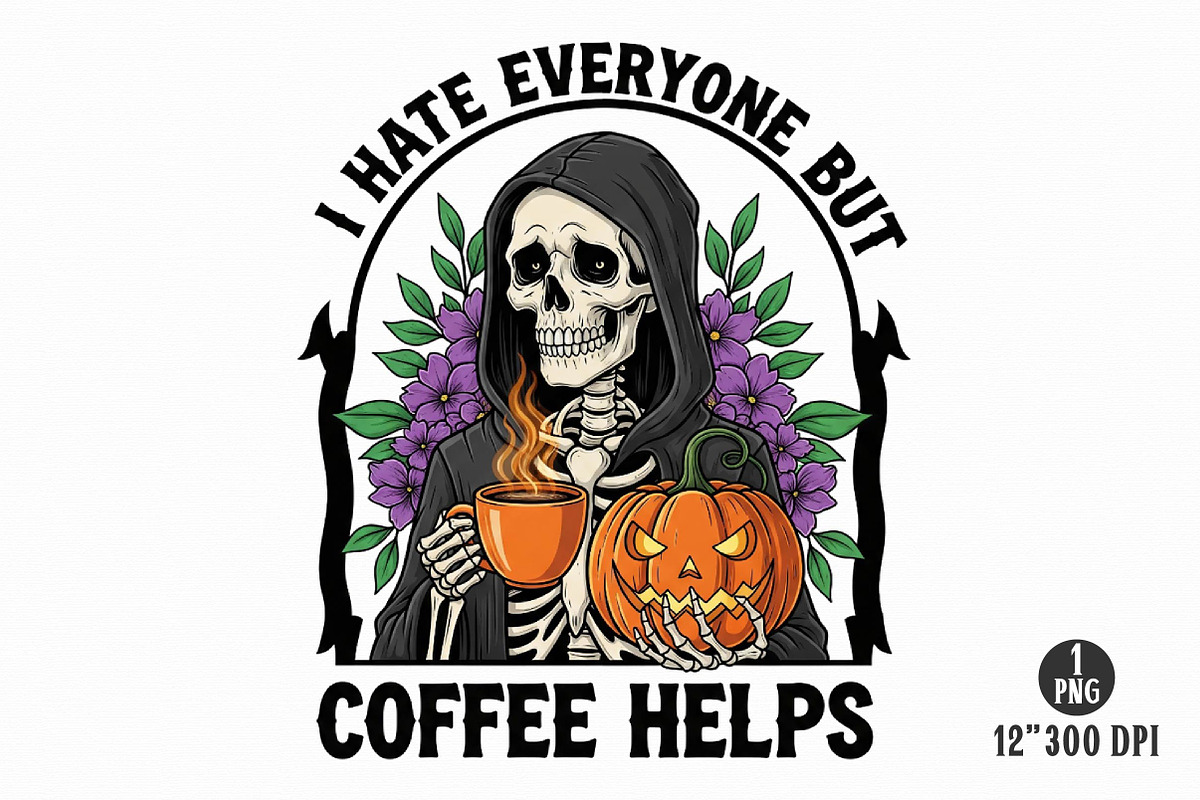 Skeleton Halloween Sublimation, a Work Illustration by Dream Creation (Photo 16 of 20)