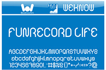Funrecord Life font