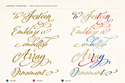 Adorn Collection, a Sans Serif Font by Laura Worthington (Thumbnail 8 of 62)