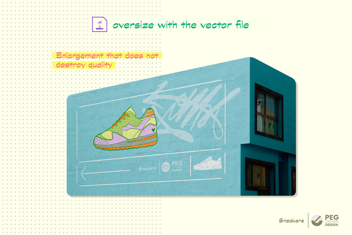forty-sneaker-illustrations, a Sport Illustration by Peg Design (Photo 6 of 14)