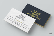 Think more design less business card, a Business Card Template by AM Design (Thumbnail 3 of 4)