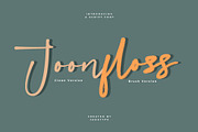 Joonfloss Font | Brush Script, a Script Font by Jadatype.id (Thumbnail 1 of 8)