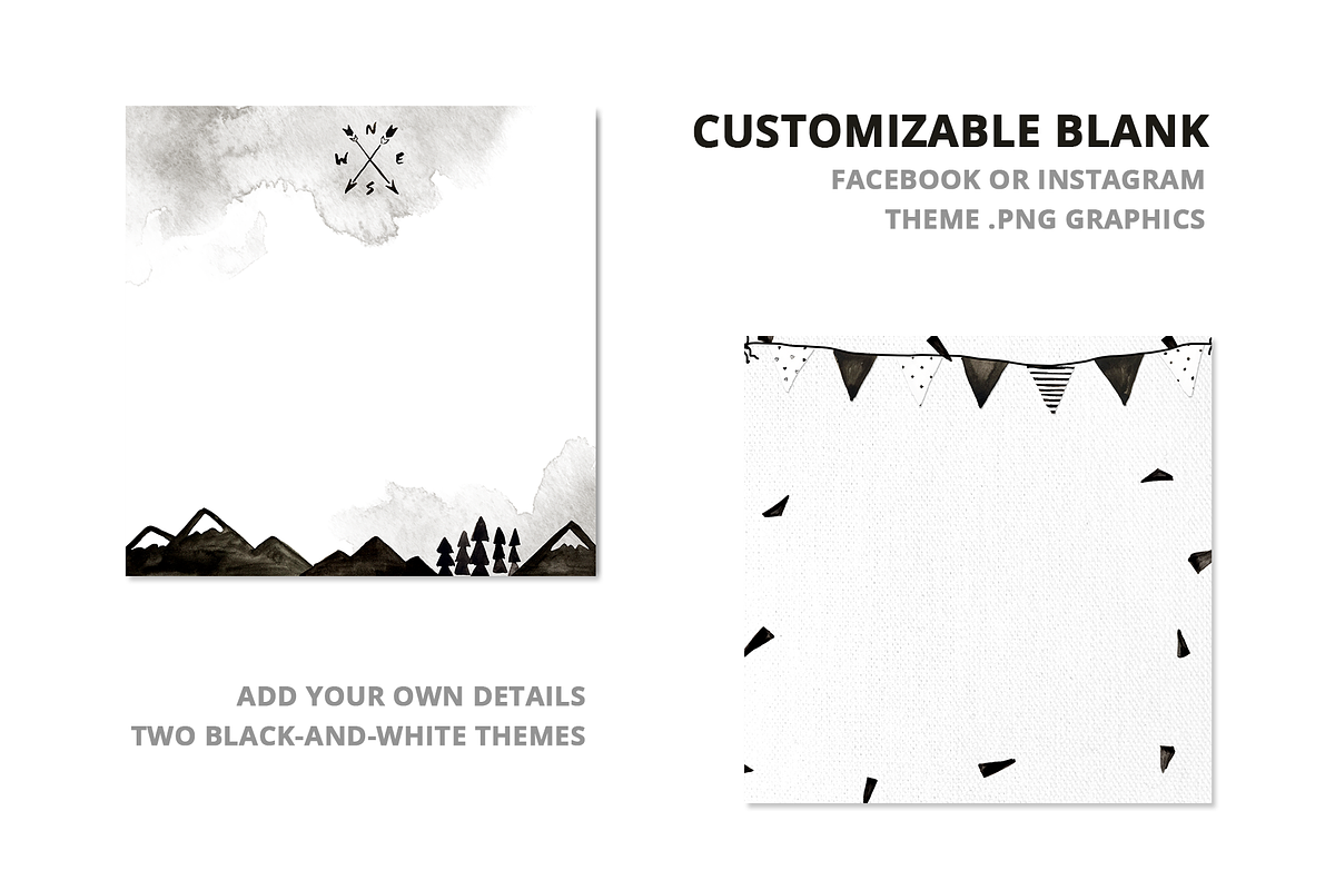 Virtual Shower Kit - Black & White, an Invitation Template by plaidGecko (Photo 4 of 5)