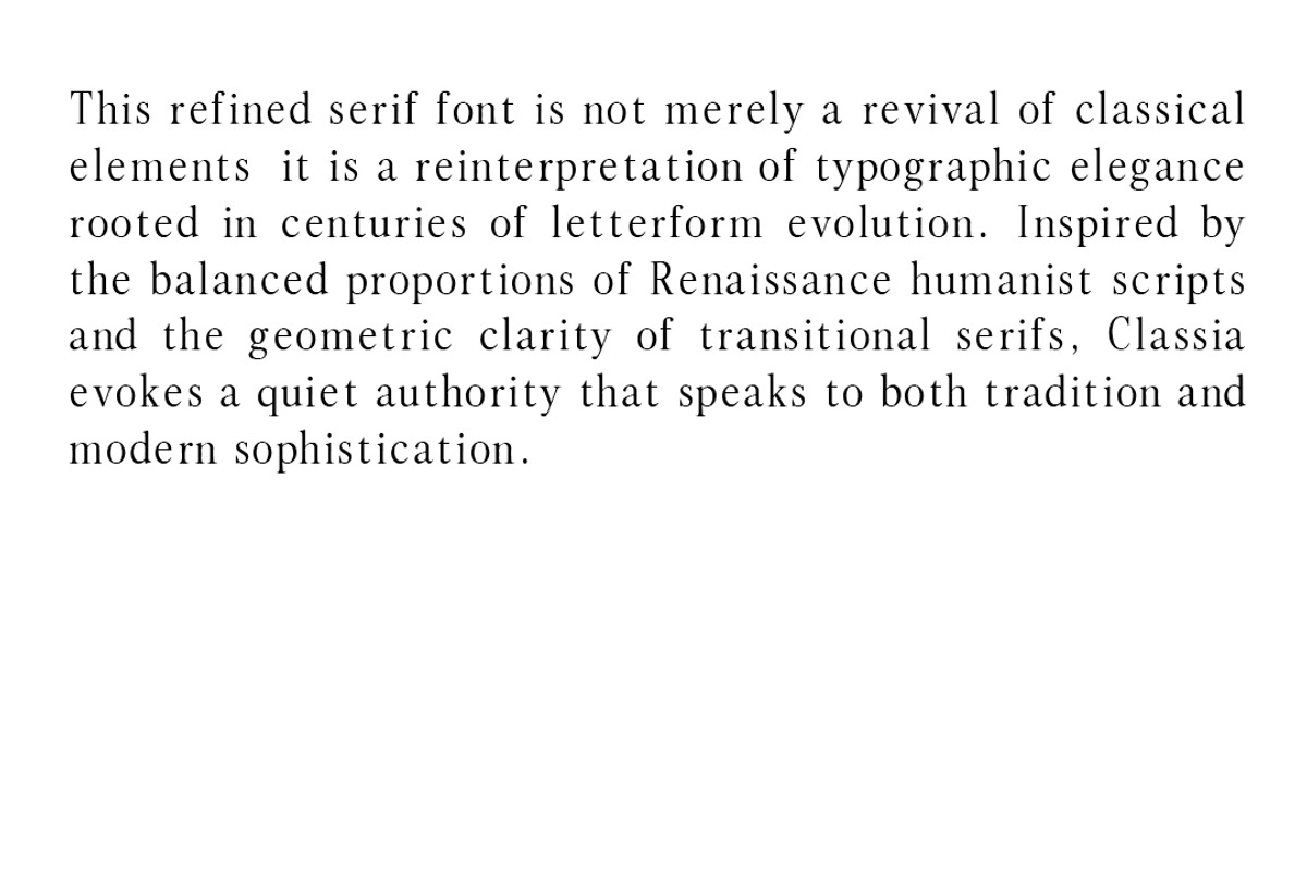 Classia Serif Font, a Font by Logy (Photo 4 of 5)