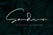 Sadio, a Script Font by Abo Daniel Studio (Thumbnail 1 of 11)