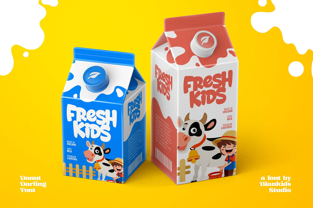 Donut Darling a Playful Display Font, a Sans Serif Font by Blankids Studio (Photo 9 of 12)