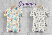 Vector Hand drawn Summer Set., an Illustration by Tabiti (Thumbnail 7 of 9)