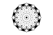 Modern Black and White Mandala Pack, a Decorative Illustration by NJ Himel (Thumbnail 42 of 101)