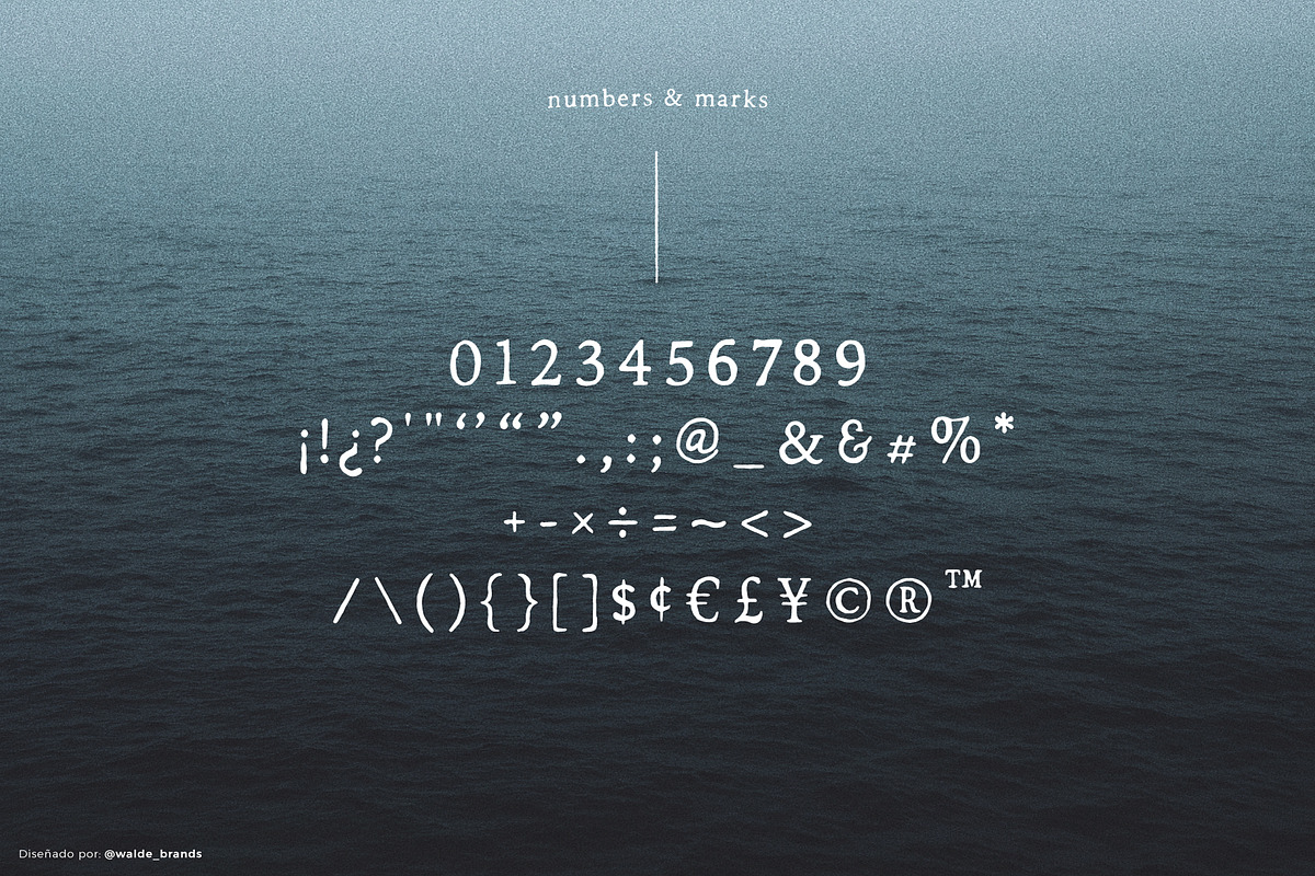 El Caminante Handmade Font, a Serif Font by Walde_Brands Shop (Photo 6 of 9)