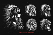 10 Bundle Dark Art American Indian, an Illustration by Morspective (Thumbnail 5 of 7)