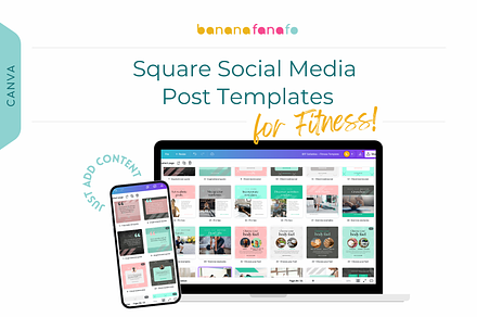 Fitness Social Media Post Templates