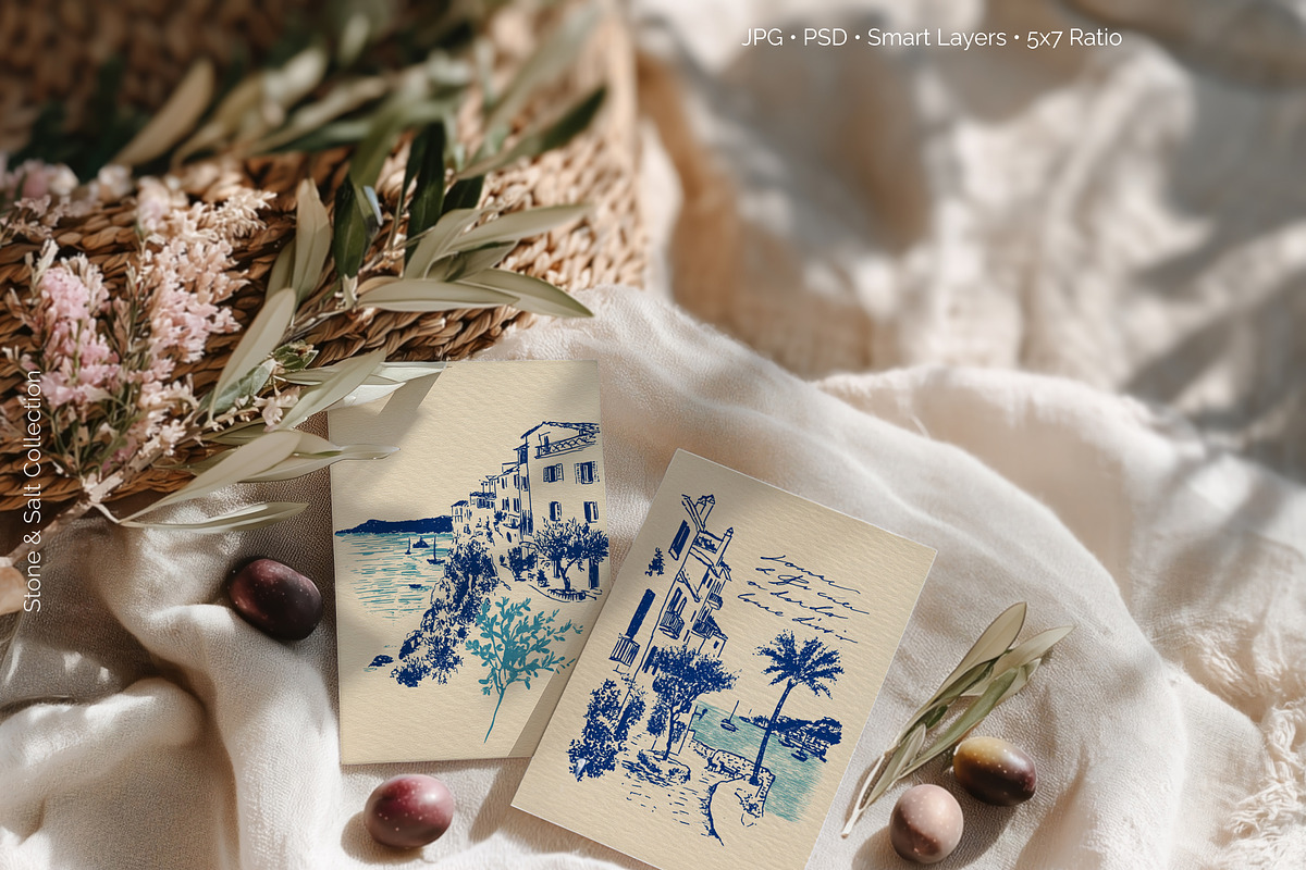 Mediterranean Frame & Card Mockups, a Household Mockup by NikiArts (Photo 15 of 18)