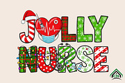Christmas Jolly Nurse Png, an Illustration by Craft Nest (Thumbnail 1 of 6)