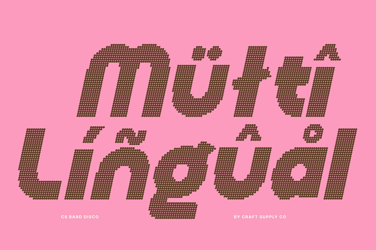 CS Bard Disco, a Sans Serif Font by Craft Supply Co. (Photo 5 of 8)