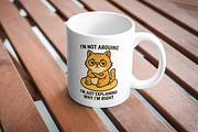 Funny Sarcastic Cat Sublimation, an Animal Illustration by Smillyy Threads (Thumbnail 4 of 6)