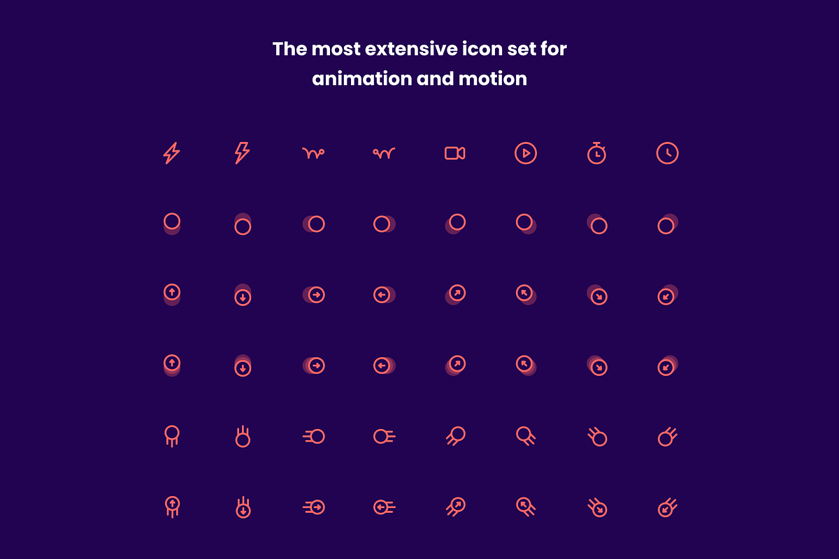 Animation & Motion Icon Pack, an Icon by Tarful Creative (Photo 4 of 6)