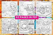 Cozy Hygge Moment Coloring Book, a Decorative Illustration by Ink Gallery (Thumbnail 2 of 3)