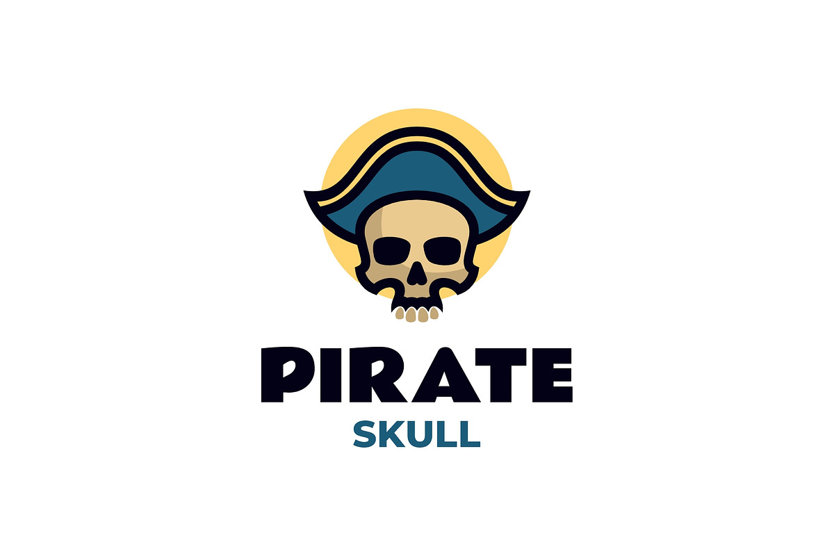 Pirate Skull Mascot Logo Design, a Branding & Logo Template by Artnivora.Std
