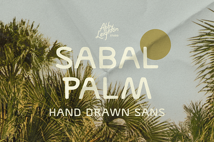 SABAL PALM by Abby Leighton, a Sans Serif Font by Abby Leighton Studio