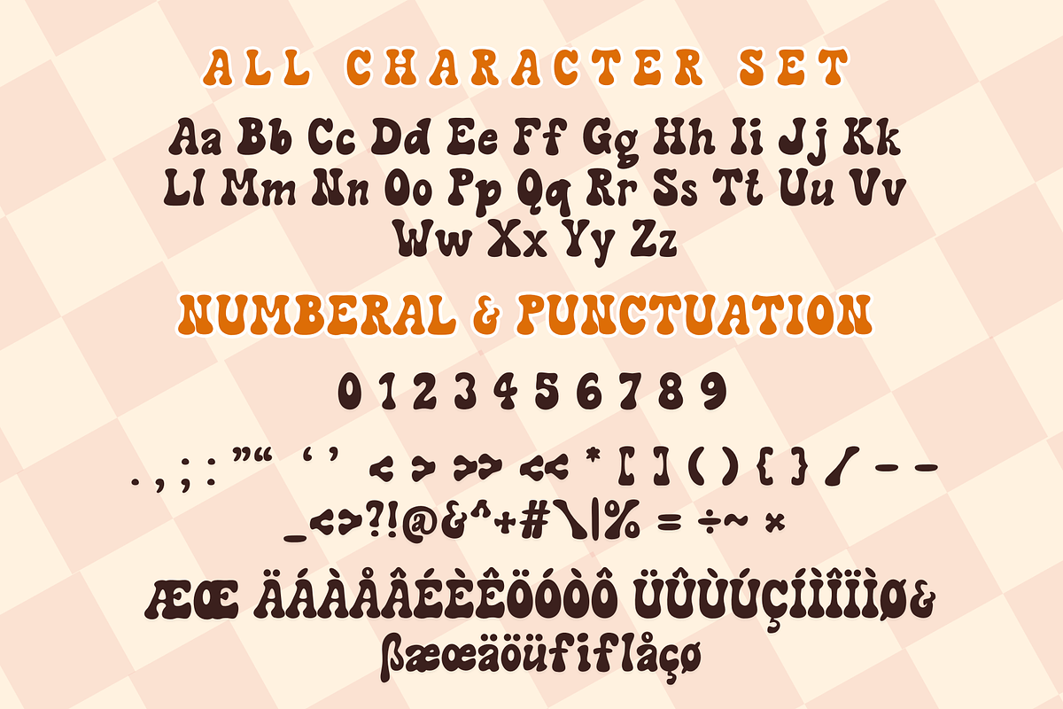 Groovy Master is a retro duo font, a Serif Font by Brown Cupple (Photo 6 of 8)