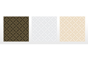 Set of flower geometric patterns, a Pattern Graphic by RODINA